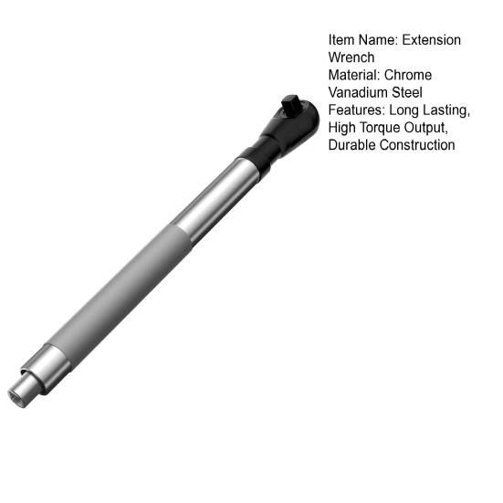 Offset Extension Wrench with Versatile Square Drive Adapters High Torque Output Multipurpose Impact Ratchet Wrench Extender Set