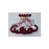 Bridesmaid Crown And Bracelet Claret Red 5 Pieces