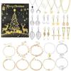 Jewelry Advent 24 Day Countdown To Christmas Calendar Fashion Bracelet Necklace Earring Rings For Adult Women & Teen Girls