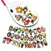 Милые Мультяшные Шармы One Piece: Мягкие резиновые пряжки и аксессуары для обуви в стиле японского аниме