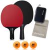 Table Tennis Set for Pen Family (2 Rackets, Net, Case, Ball) Beginners, Anywhere, Shake,
