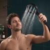 Durable Shower Head Head, Large Ring Shaped, High Pressure Handheld Spray, Modern Bathroom Water Flow Accessory, for Home Coverage Spray