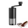 Doyime Coffee Mill, Ceramic Mortar-Style Coffee Grinder, Hand Grinds Coffee Beans, Adjustable Coarseness, Transparent Bean Container, Outdoor Use,