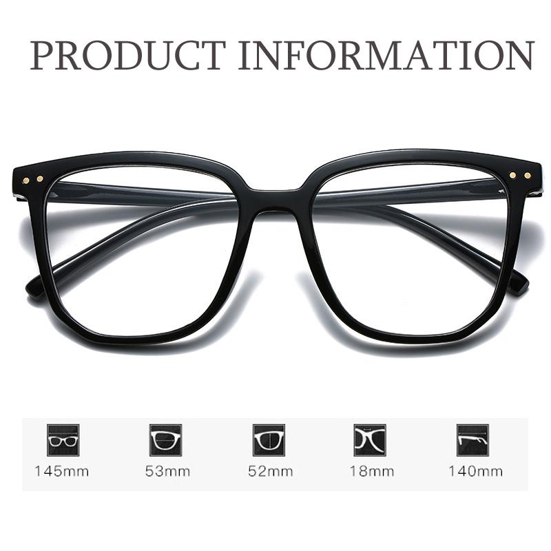 Anti Blue Light Anti Radiation Myopia Eyeglasses Trendy Near Sight Eyewear Eye Protection Flat Light Mirror 0-1.0-1.5-2.0 To-6.0