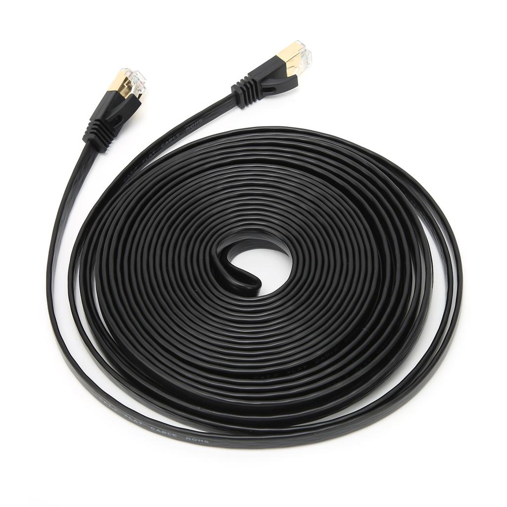 Сетевой кабель 10 Gigabit с двойным экранированием CAT7, 8-жильный витая пара, компьютерные аксессуары