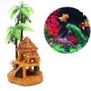 1PC Polyresin Aquariums Fish Tank Ornaments Simulation Coconut Tree Castle Aquarium Ornaments Aquario Aquarium Decoration