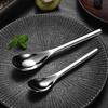 Нержавеющая сталь утолщение ложка креативная длинная ручка отель тушеное мясо ложка половник суп домашняя кухня основные инструменты