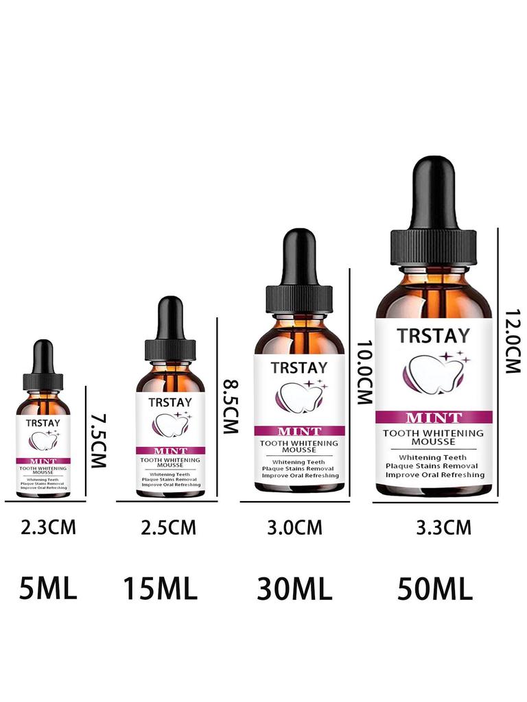 5 мл/15 мл/30 мл/50 мл/TRSTAY отбеливание зубов средство для удаления налета Очищение зубов удаляет пятна отбеливание зубов гигиена полости рта зубная паста отбеливающий мусс