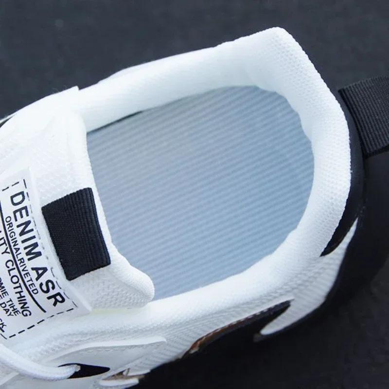 Мужские непромокаемые кроссовки из искусственной кожи, повседневная спортивная обувь, мужская легкая дышащая нескользящая теннисная обувь на плоской подошве, Zapatillas Hombre