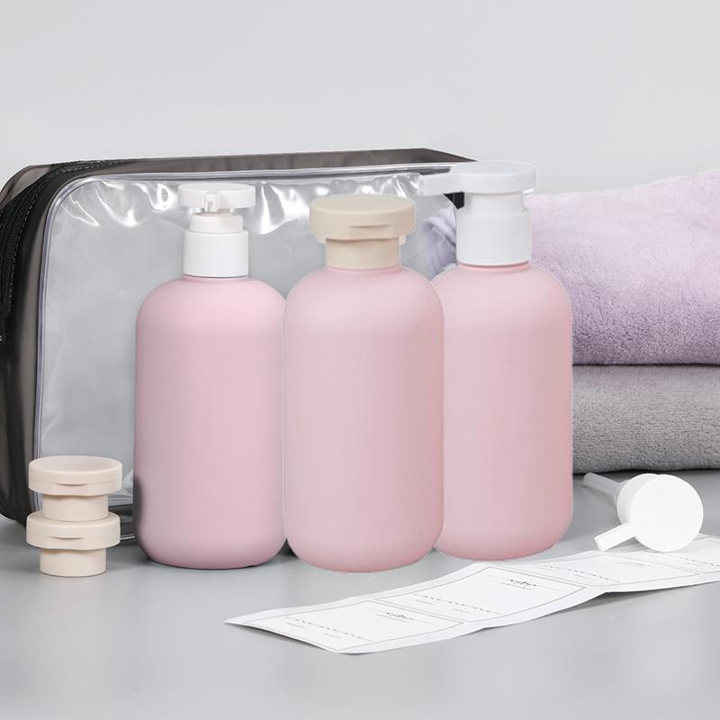 Пустой пластиковый флакон для шампуня с дозатором, флаконы для косметики класса люкс, многоразовые бутылки с дозатором из полипропилена, ящик для хранения в ванной комнате