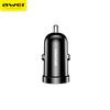 AWEI C-826 12W 2.4A Мини-телефон Автомобильное зарядное устройство Dual USB Быстрая зарядка Качественный чип Защитите телефон