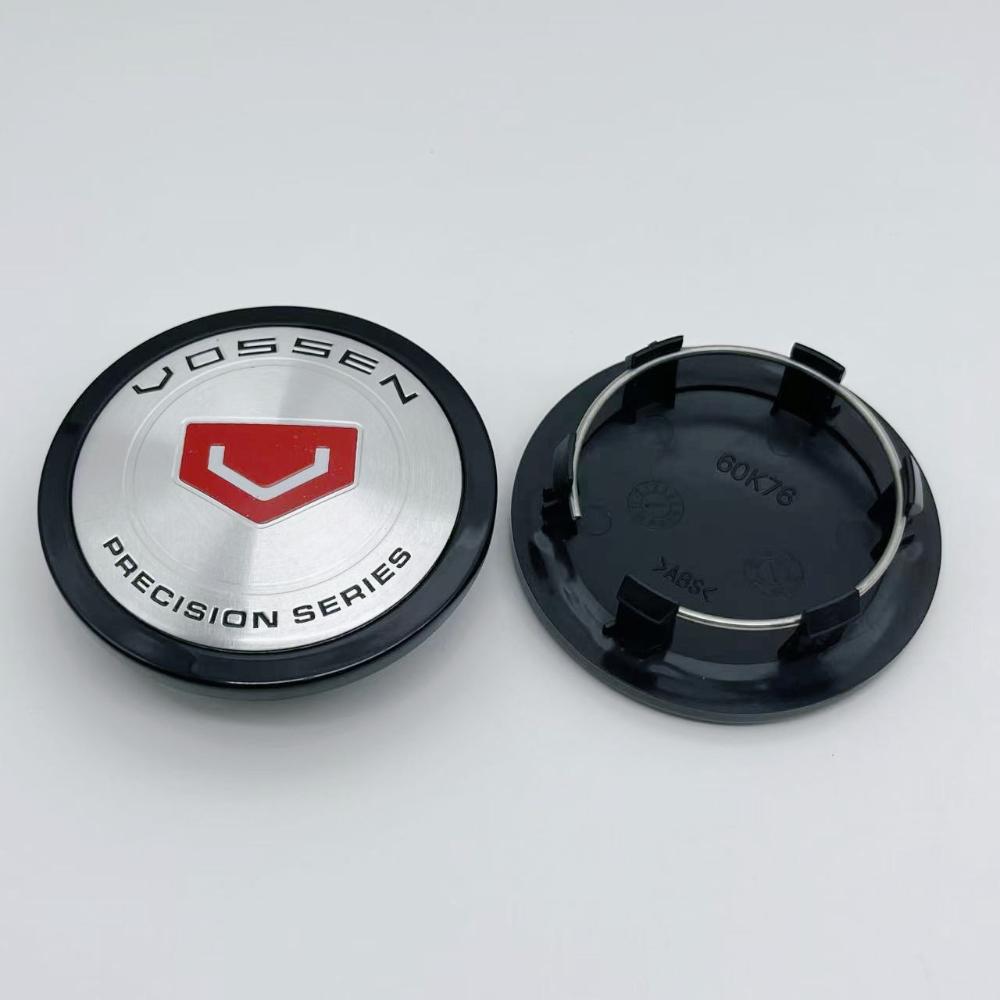 PQMZ2 4pcs 76mm (I.D 60mm) Car Wheel Center Caps With Vossen Logo Emblem Accessories for Porsche Rim Hubcaps Wheels Hub Cover Replace