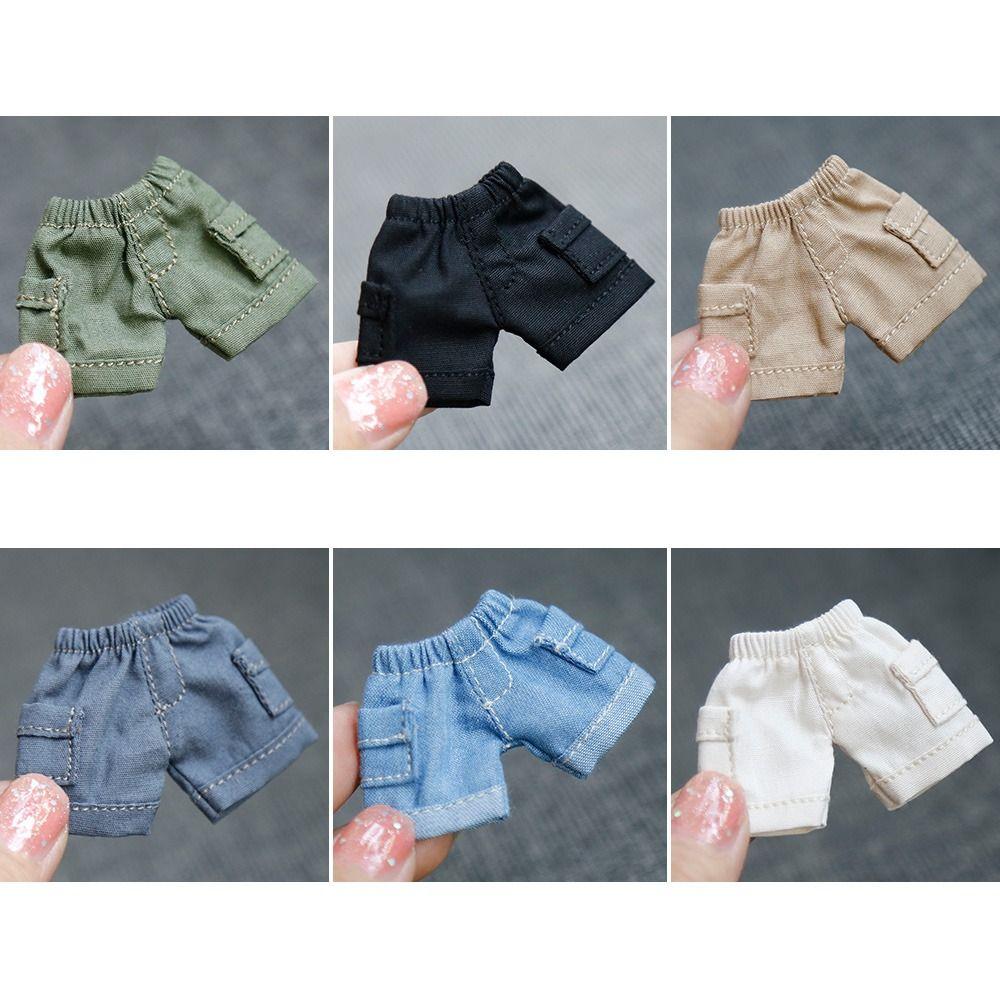 Accessories For 1/12 BJD Dolls Doll Pocket Shorts Dolls Wear Shorts Doll Clothes Doll Jeans Shorts