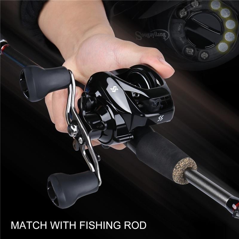 Рыболовные катушки для наживки 12+1 катушка BB с максимальной мощностью фрикциона 14 фунтов с передним тормозом Рыболовные катушки для заброса