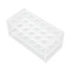 Acrylic Test Tube Rack for 17mm Tubes 18 Holes Transparent Centrifuge Tube Rack for 10ml 15ml Tube