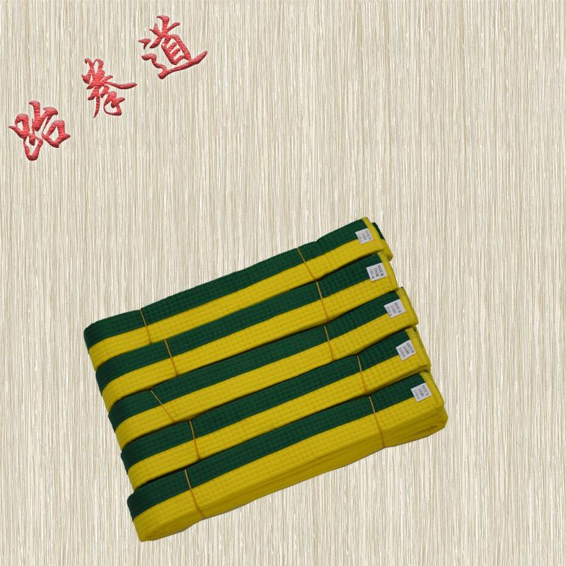 Хлопковый цветной пояс для тхэквондо и дзюдо