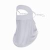 UPF 50+ Ice Silk Face Cover Anti UV Neck Wail Cover Thin Full Face Sunscreen Veil Cycling