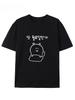 2025 Summer Short Sleeve T-Shirts Fashion Cute Cartoon Print Round Neck Breathable for Casual Loose Top