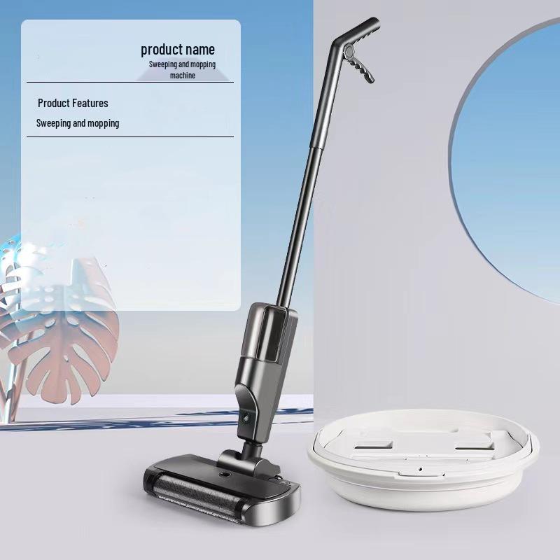 Wireless Electric Mop & Floor Cleaner: Sweeping, Suction, Mopping, Washing, Dual-use