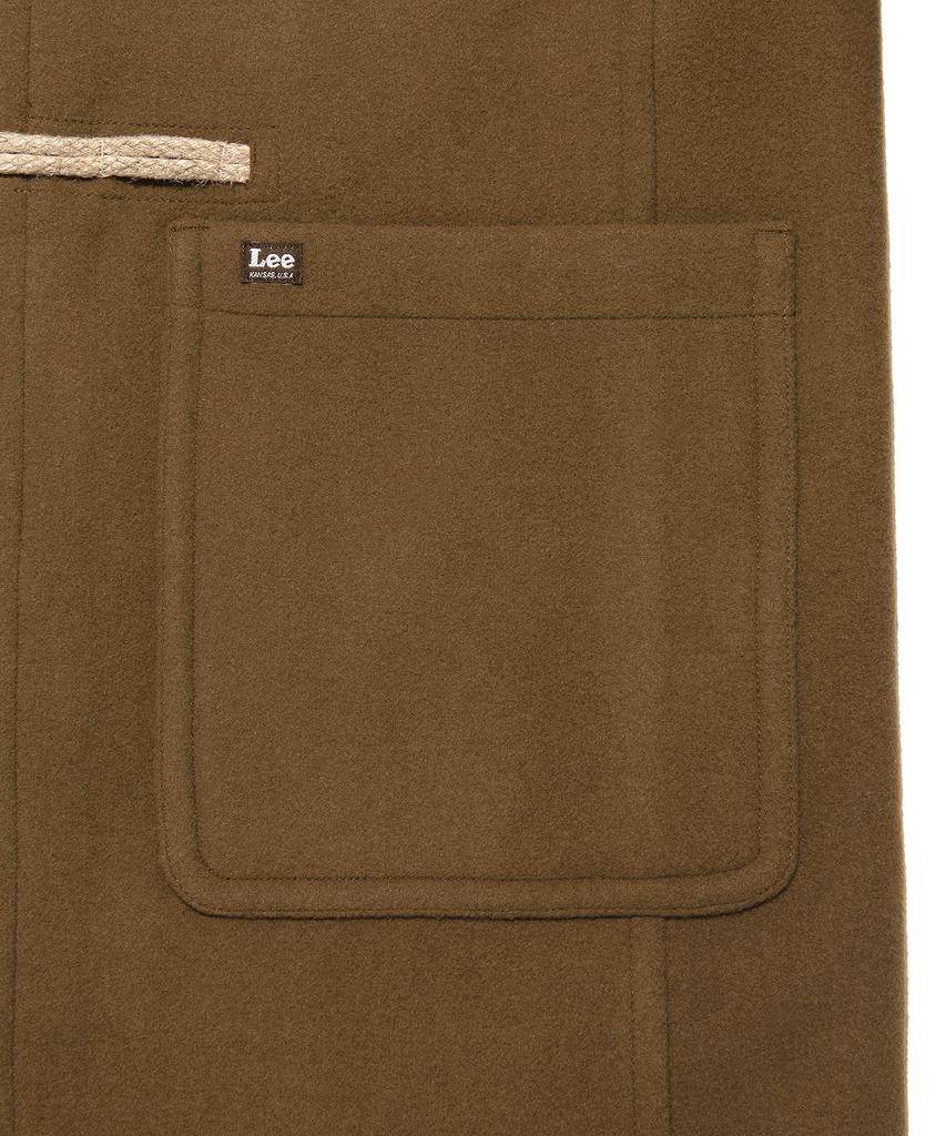 Lee Wool Blend Long Duffle Coat Camel