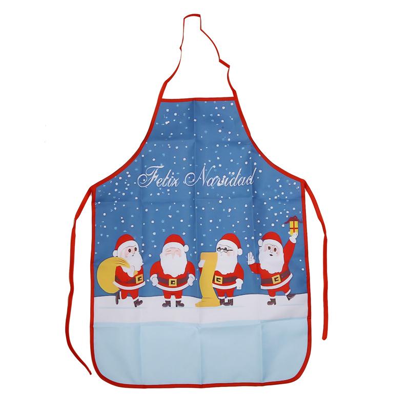 1 шт. фартук Санта-Клауса, рождественская елка, украшение для ужина, для мужчин и женщин, милый домашний кухонный фартук для приготовления пищи, выпечки, маслянистый фартук