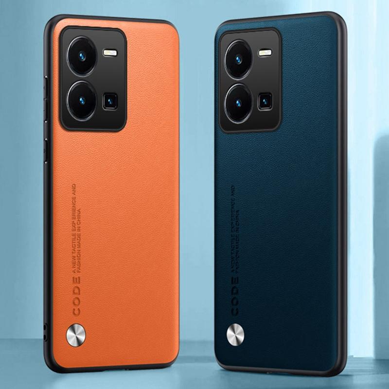 Роскошный чехол из искусственной кожи для Vivo Y35 4G, задняя крышка, матовый силиконовый противоударный чехол для телефона с полной защитой для Vivo V25 5G V25E