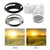 Ultra Thin Lens Hood Hollowed Out Lens Shade T Dark Corners 37/40.5/43/46/49/52/55/58/67mm DSLR Lens Cover
