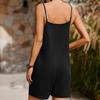 Женский повседневный и модный комбинезон без рукавов с карманами, шорты, комбинезон, шорты