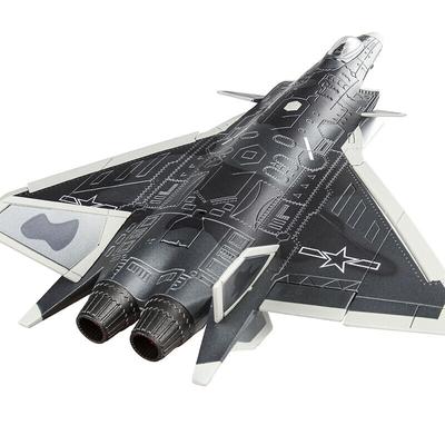 Реактивный истребитель J-20 в масштабе 1:72, военный самолет с установленной на базе модель самолета, литая под давлением, игрушка