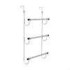 Over The Door Towel Bar for Hanging Towels Portable Maximizing Space Versatile 3 Tier Dorm