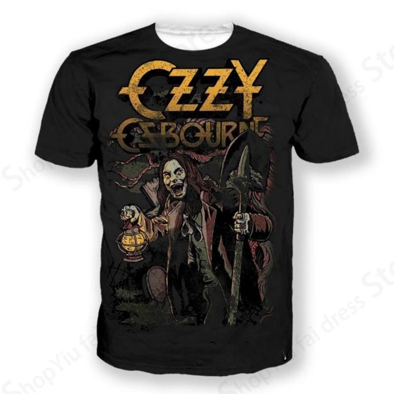 Футболка Rock Band Оззи Осборн 3D Печать Мужская Женская Мода