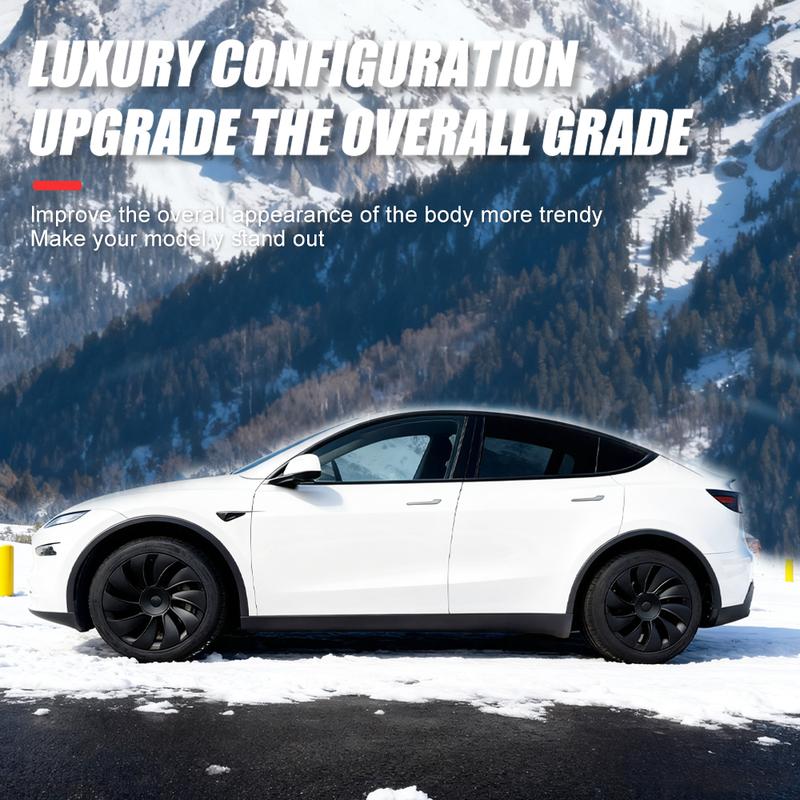 4 шт. Колпак на колесо 19 дюймов Новый для Tesla Model Y Juniper 2025 Performance Замена Колпака на колесо Автомобильный Полный чехол на диск Аксессуары