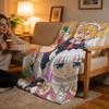 Throw High-Density Short Plush Blanket For Sofa Nap Air-Conditioned Room Soft Skin-Friendly Miss Kobayashi's Dragon Maid