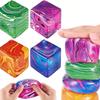 Schylling Needoh Nice Cube Сенсорный Куб для Снятия Стресса, Тревоги, Сенсорный Инструмент для Концентрации, СДВГ и Офисного Стола, Успокаивающий Гаджет