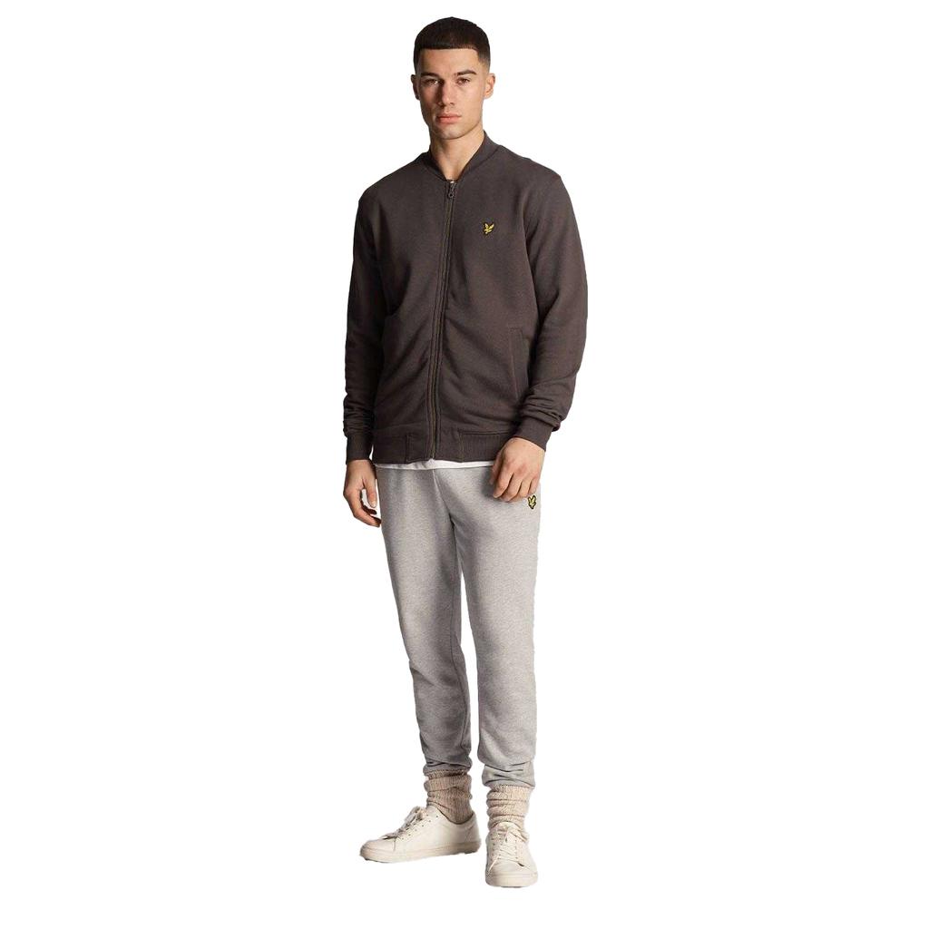 Lyle & Scott Mens Jersey Loop Back Bomber Jacket