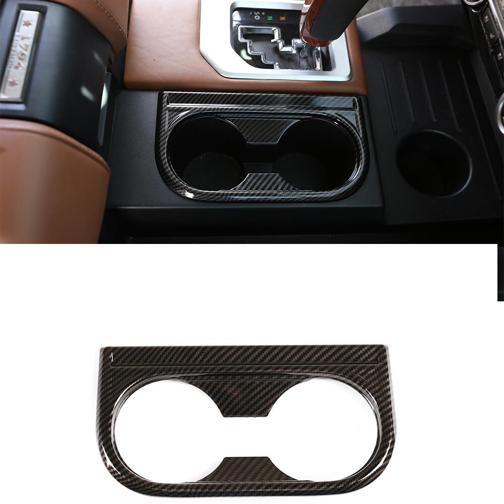 Carbon Fiber Printed Interior Gear Shift Panel Trim for Toyota Tundra 2014-