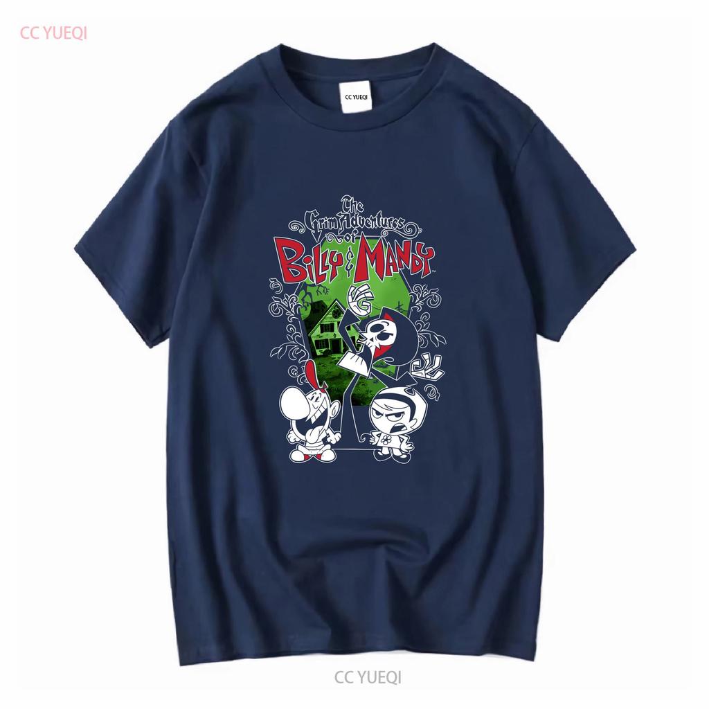 The Grim Reaper Adventures Of Billy And Unisexdy T Shirt Vn1180 Vintage Washed Fashion Unisex Designer Clothes Casual Stylish