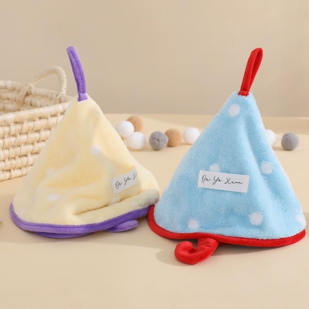 2PCS/SET Quick-drying Mini Umbrella-shaped Towel Super Absorbent Handkerchief Towel Kids Use