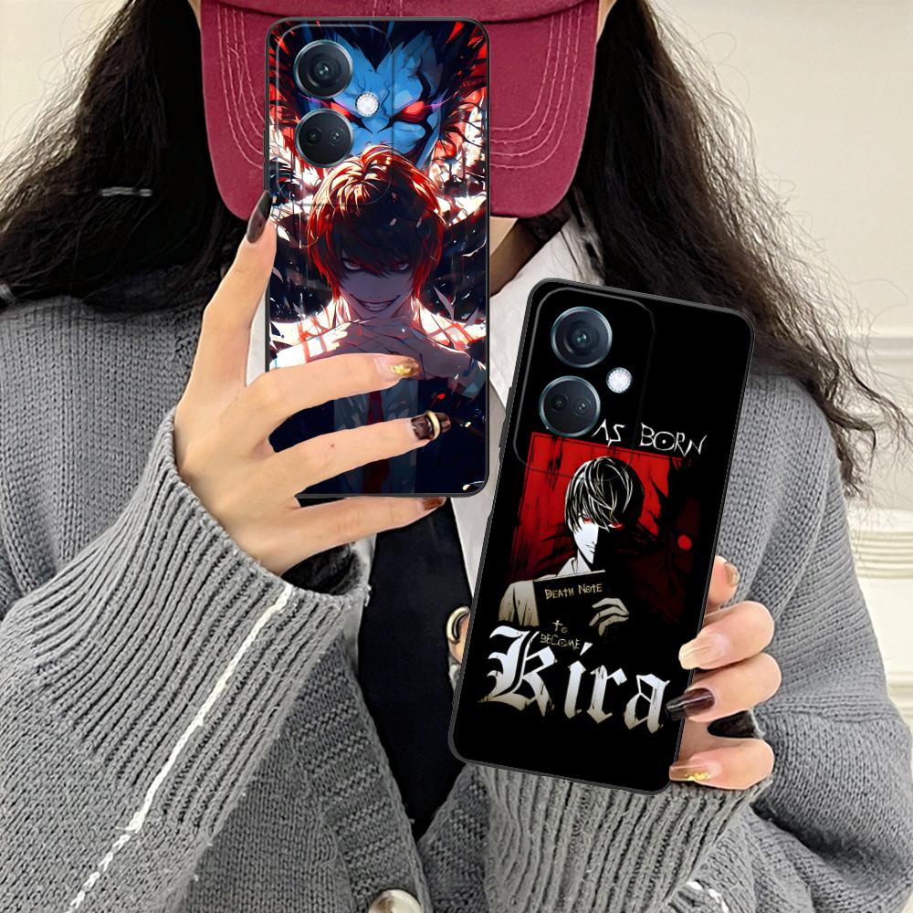 Death Note Kira Light Matte Mobile Phone Case for OPPO Find X9 X8 X7 X6 X5 X3 X2 Plus s Pro Ultra Lite Colorful Printing Cover