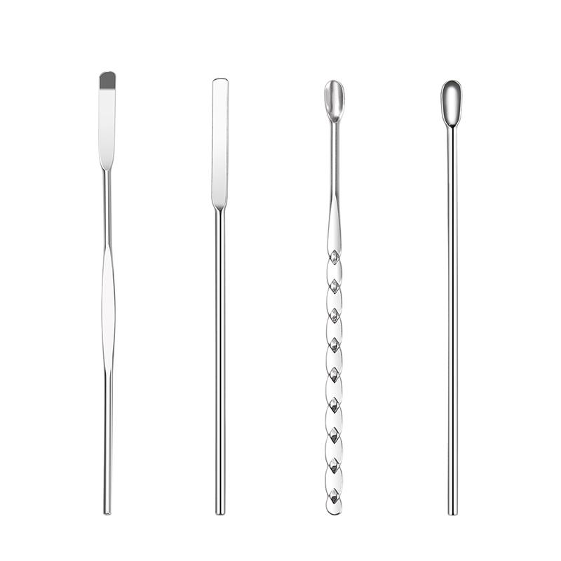 Nail Art Stirring Rod Gel Acrylic Bb Cream Mixing Stick Steel Spoon Spatula