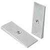 2" Wide 4°Degree Steel Leaf Spring Degree Shims Black silver- Set of 2