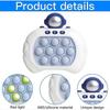 Astronaut Handheld Speed Push Game Machine: A Fun Multiplayer Game for Family, Sensory Fidget Toy Anti-Stress Plopper Toy Birthday Gifts for 6-12 Year