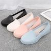 Fashion Women's Rain Shoes Spring Summer Female Flat PVC Waterproof Women Shoe Non-Slip Comfortable Casual Woman Rain Boots Flats Shoes