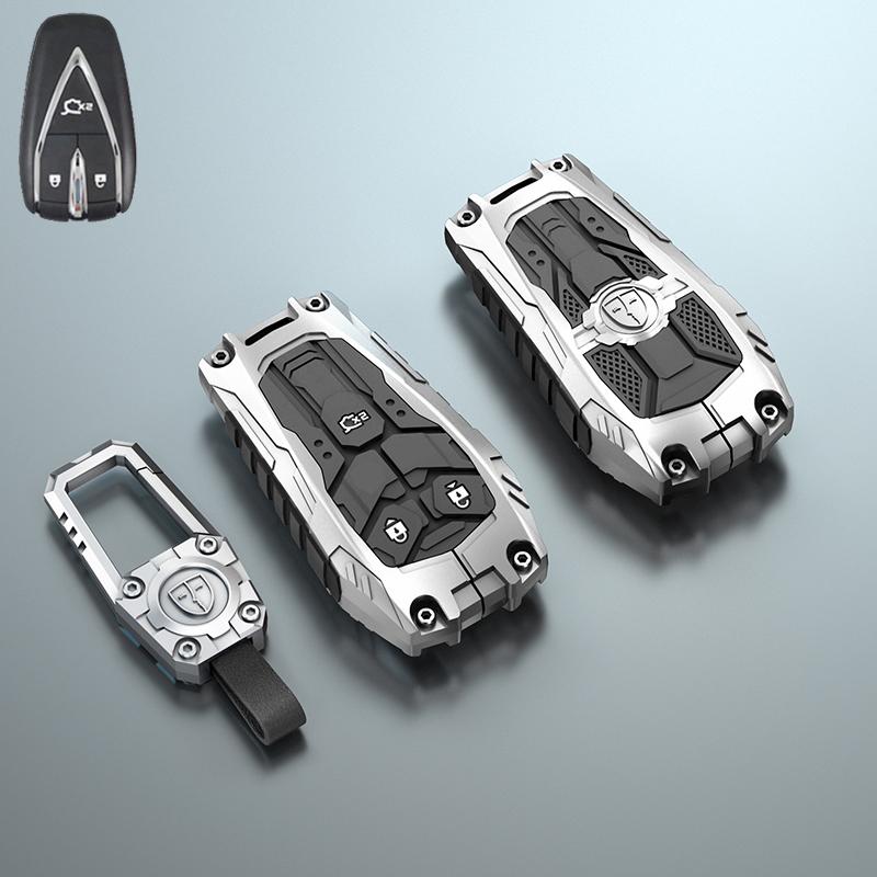 Для Changan Eado Unit CS35plus CS55plus CS75plus Оцинкованный сплав Силикон Чехол-крышка для умного дистанционного ключа автомобиля
