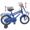 Kids  Bicycle 16 Inch for Ages 4 6 Dark Blue