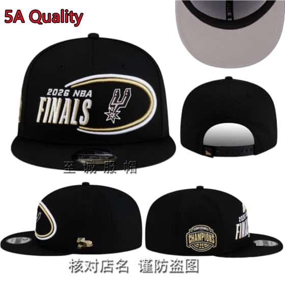 2026High-quality basketball final Knicks team cap, Spurs baseball cap, all-around sun protection flat-brim cap
