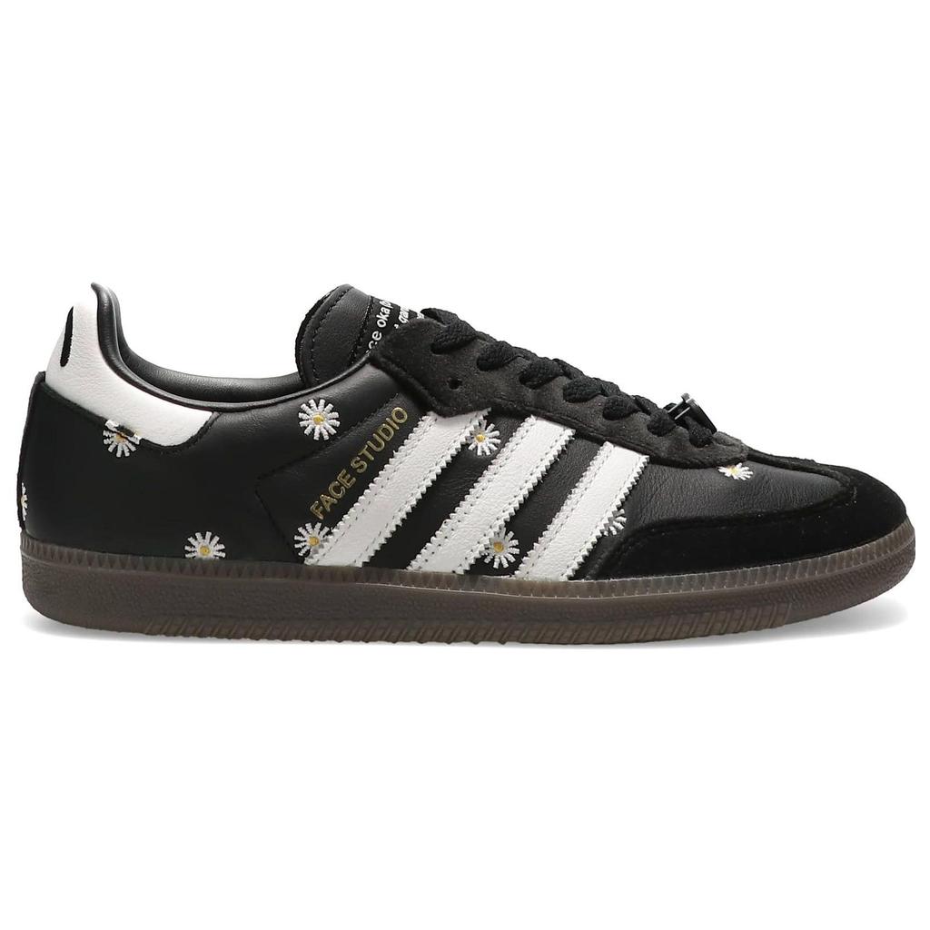 Atmos x FACE x adidas Samba OG Кроссовки Унисекс с вышивкой «Маргаритки» Черный Основной черный Обувь Белый H03848