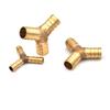 Brass Barbed "Y" Type Connector Joint Pipe Fitting Separator Practical Air Fuel Hose