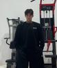 BARBELLWORKS Лонгслив с надписью