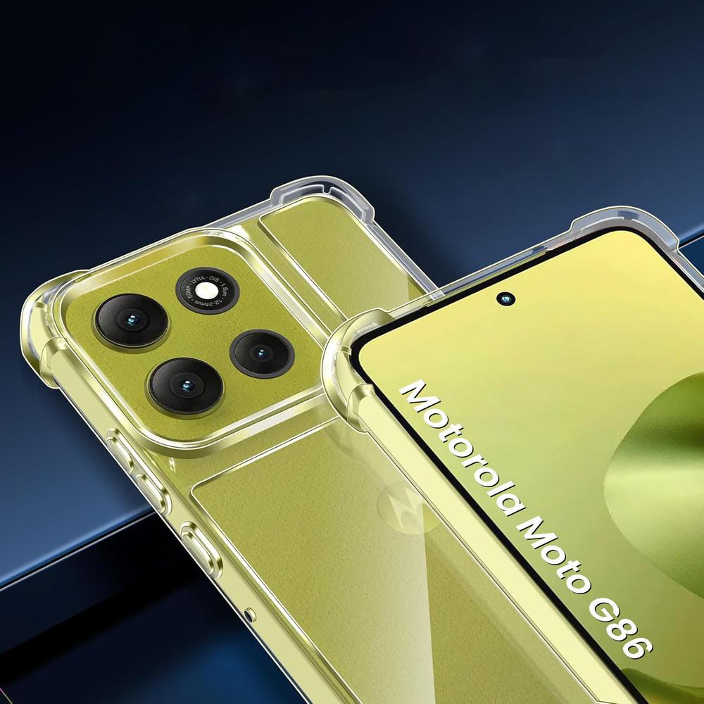 Case for Motorola Moto G86 5G, Dropproof, Transparent